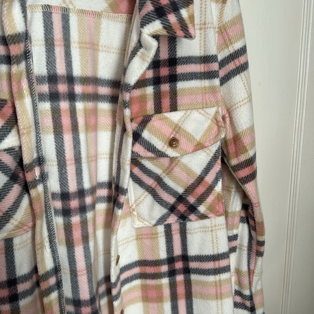 Fleece shacket - Picture 2 of 4